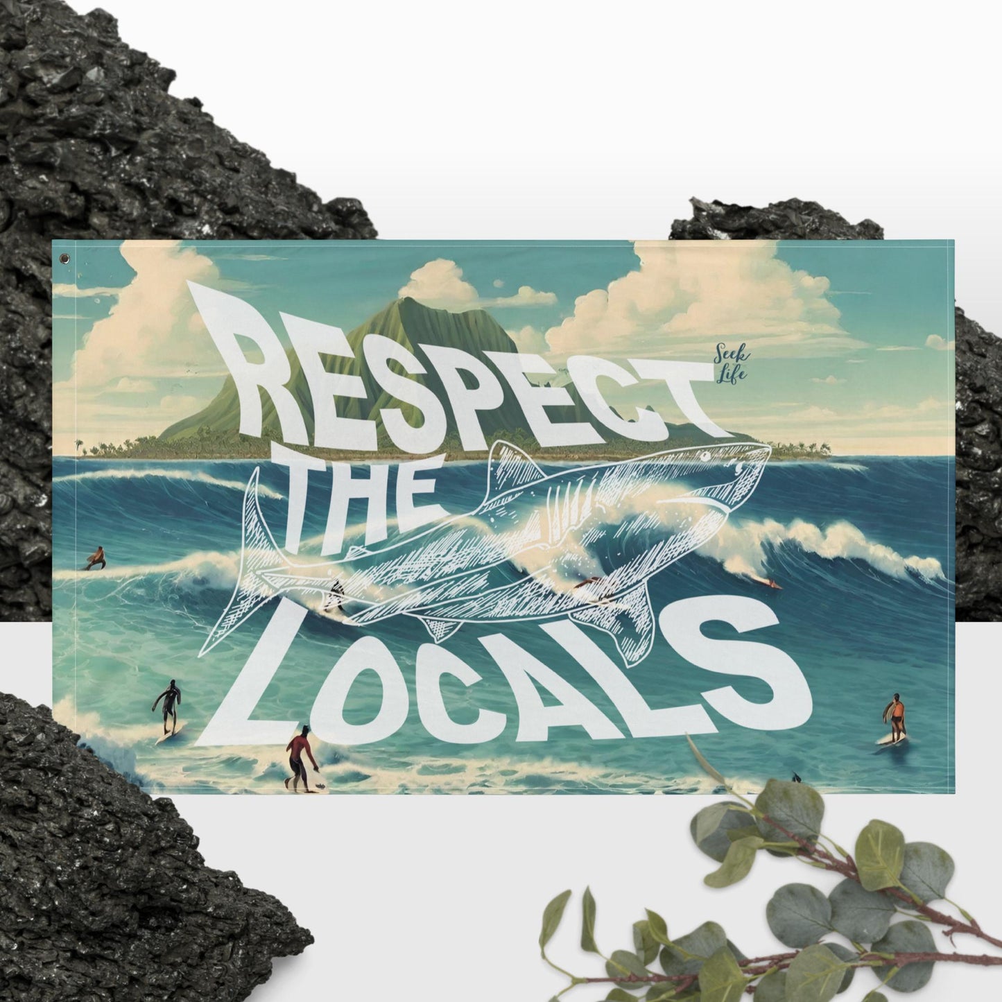 Respect The Locals Flag